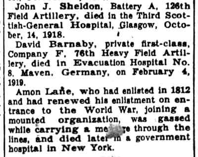 Camden Courier-Post, May 25, 1930 — Veterans at Gloucester Will Decorate Six Trees (part 2)