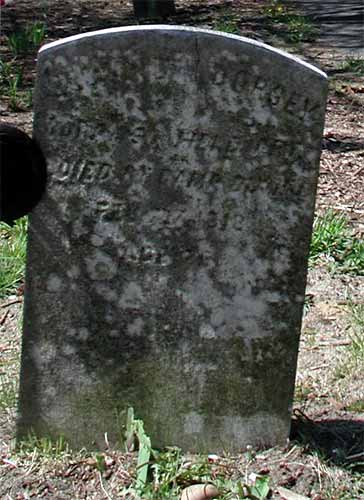 Edward H. Dorsey grave at Mount Peace Cemetery, Lawnside NJ