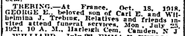 Philadelphia Inquirer, July 24, 1921