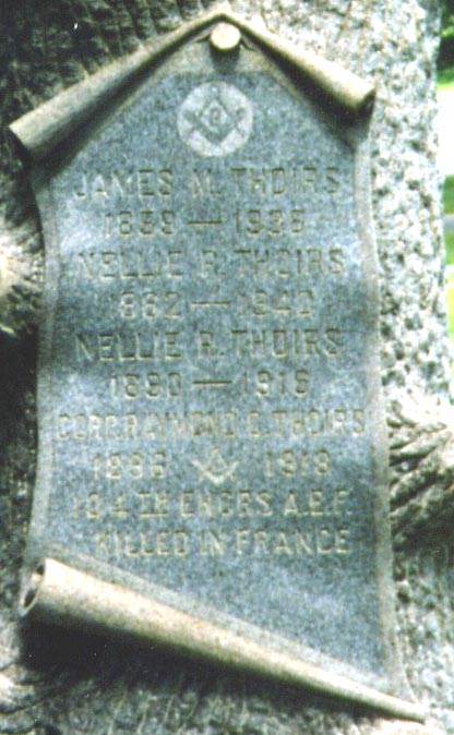Thoirs family gravesite, Harleigh Cemetery, Camden NJ