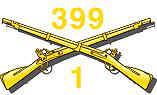 Distinguished Unit Citation insignia for the 1st Battalion, 399th Infantry Regiment