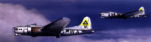 379th Bomb Group B-17 Flying Fortress formation