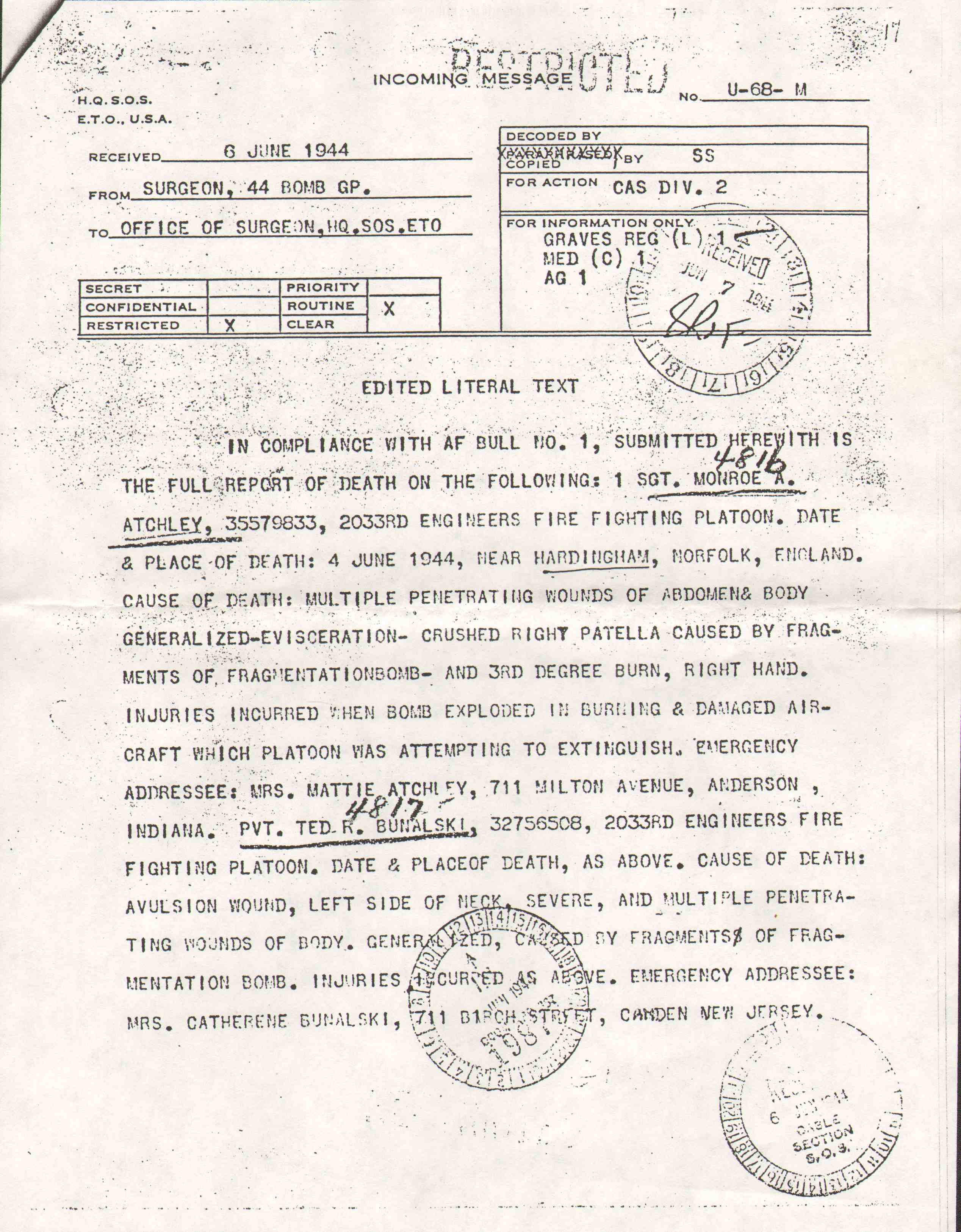 Document — Ted R. Bunalski