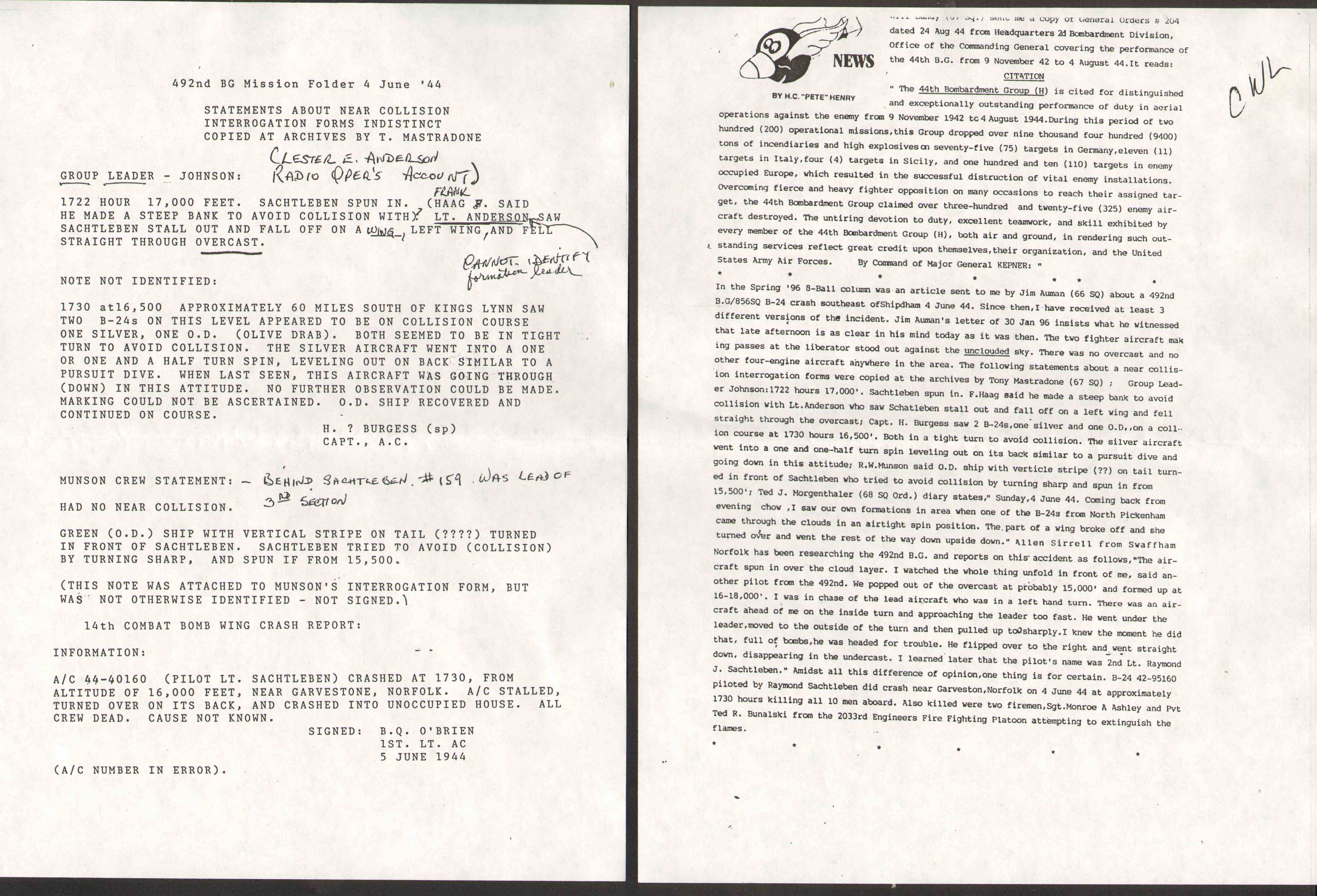Document — Ted R. Bunalski
