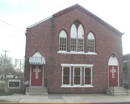 Hosanna AME Church, 30th and Saunders Street, Camden NJ, December 2001