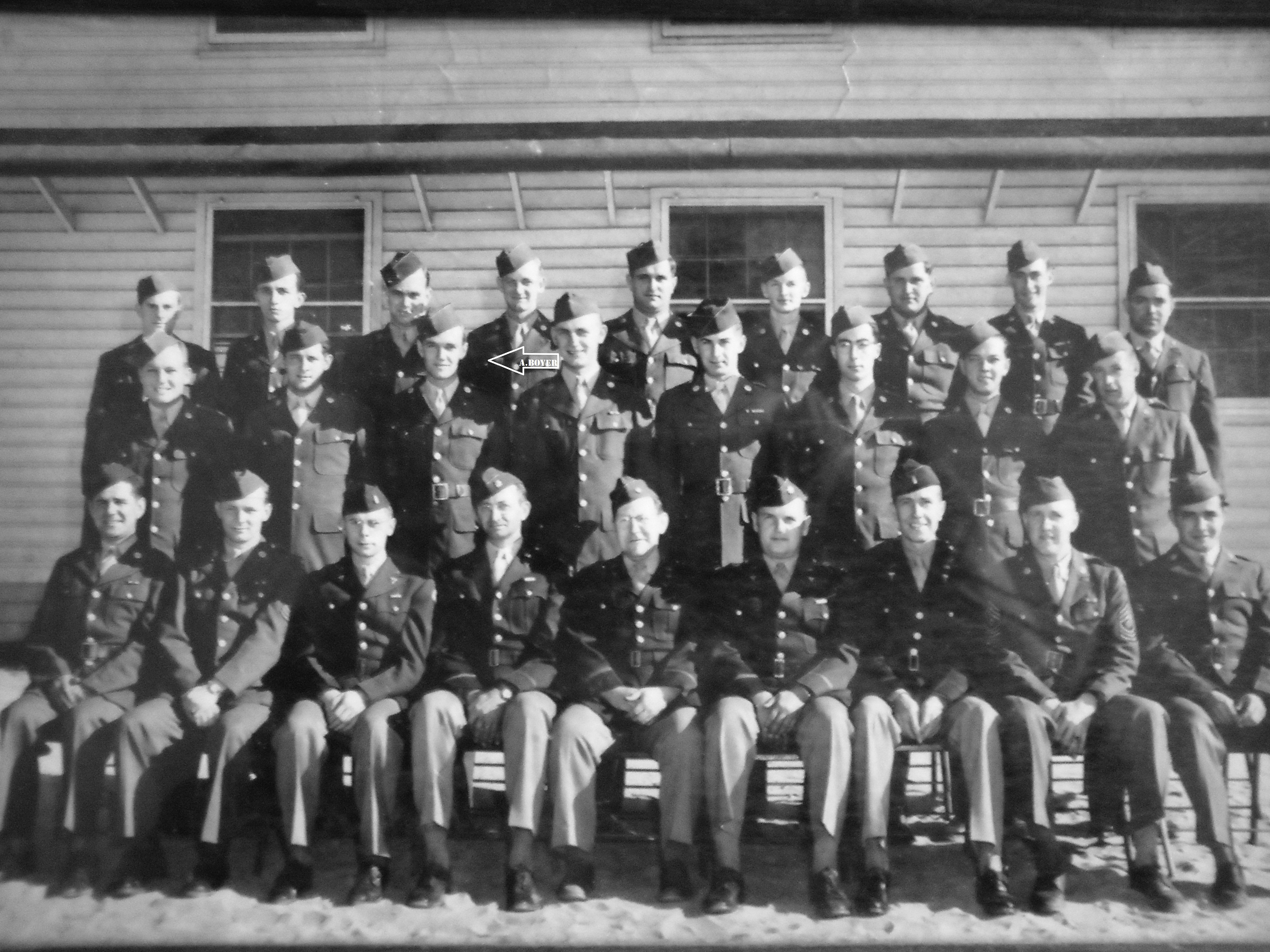 Albert Boyer, middle row, third from left