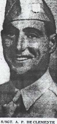Portrait of Staff Sergeant Armand P. De Clemente, World War II veteran, 1183 Jackson Street, Camden