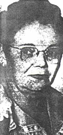 Mrs. Stella Wanat, mother of Gustave Dziengowski