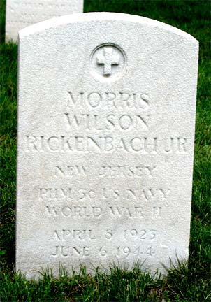 Portrait of Pharmacist's Mate Third Class Morris W. Rickenbach Jr.