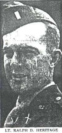 Portrait of Second Lieutenant Ralph D. Heritage