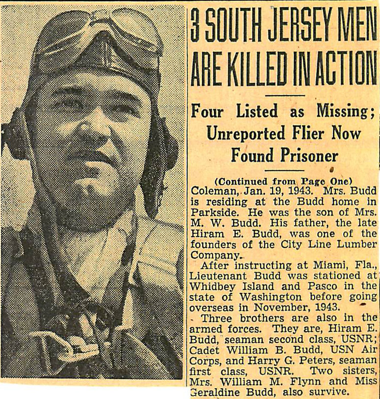 Camden Courier-Post, March 10, 1944 — 3 South Jersey Men Are Killed In Action, part 3