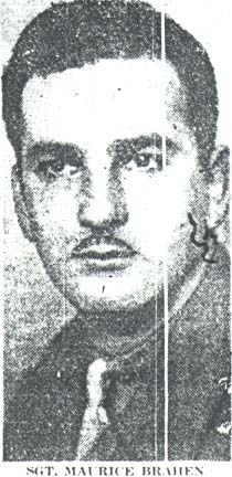 Portrait of Sergeant Maurice Brahen