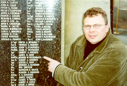 5th Engineer Special Brigade monument, Normandy, France, January 2002