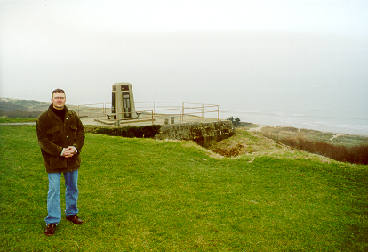 5th Engineer Special Brigade monument, Normandy, France, January 2002