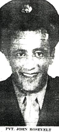 Private John Rosevelt, World War II