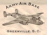 Greenville Army Air Base, Greenville, South Carolina