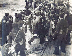 Rescue of the survivors of the USS Henry R. Mallory