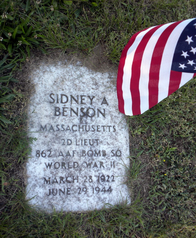 Grave of Sidney A. Benson