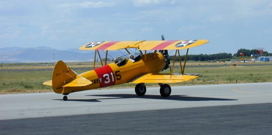 Stearman N2S-3 Kaydet trainer biplane