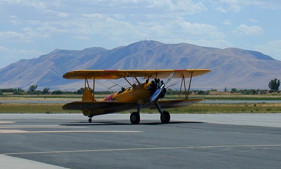 Stearman N2S-3 Kaydet trainer biplane