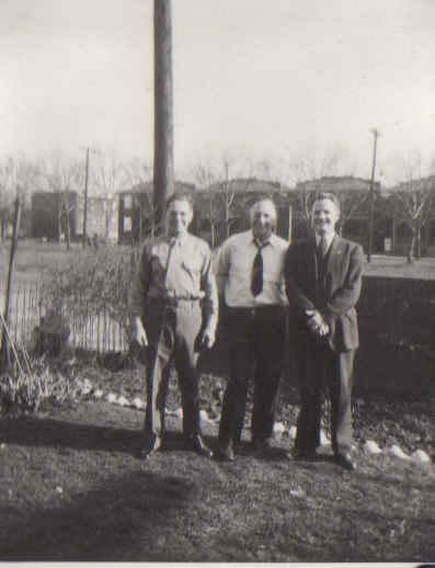 Ed Gondolf with father Gus Gondolf Sr. and brother Gus Gondolf Jr.