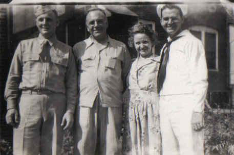 Gus Gondolf Jr., Gus Gondolf Sr., Winnie Gondolf, and Donald Gondolf