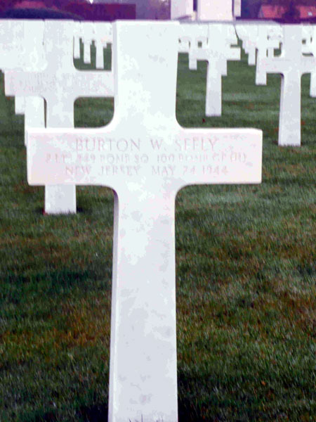 Second Lieutenant Burton Wilson Seely, U.S. Army Air Forces