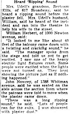 500 Leave Theatre as Plaster Falls, August 13, 1942, part 6