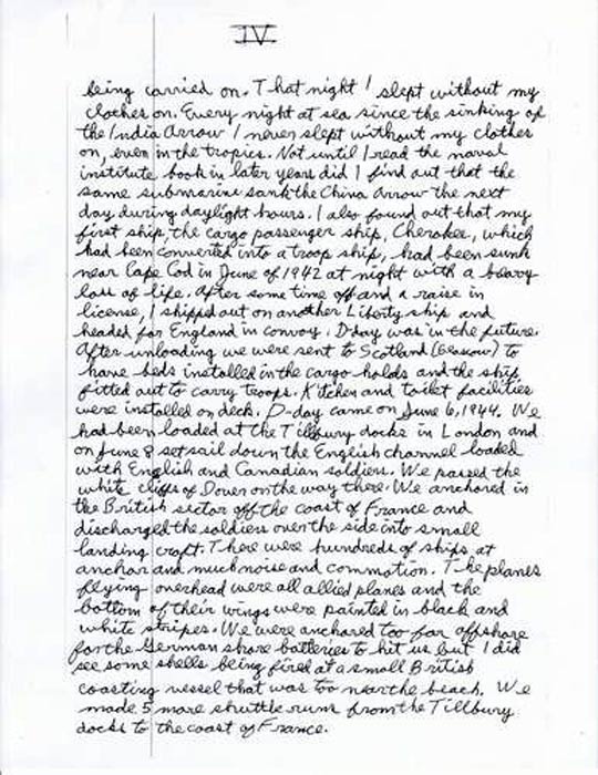 Charles Seerveld memoir, page 5 — handwritten account