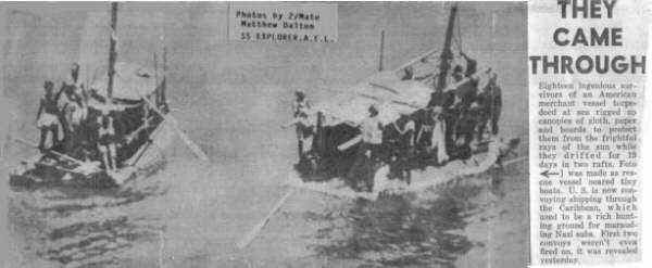 SS Raphael Semmes rescue, 1942