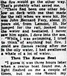 Camden Evening Courier, February 28, 1942 — SS W.D. Anderson, continuation 2