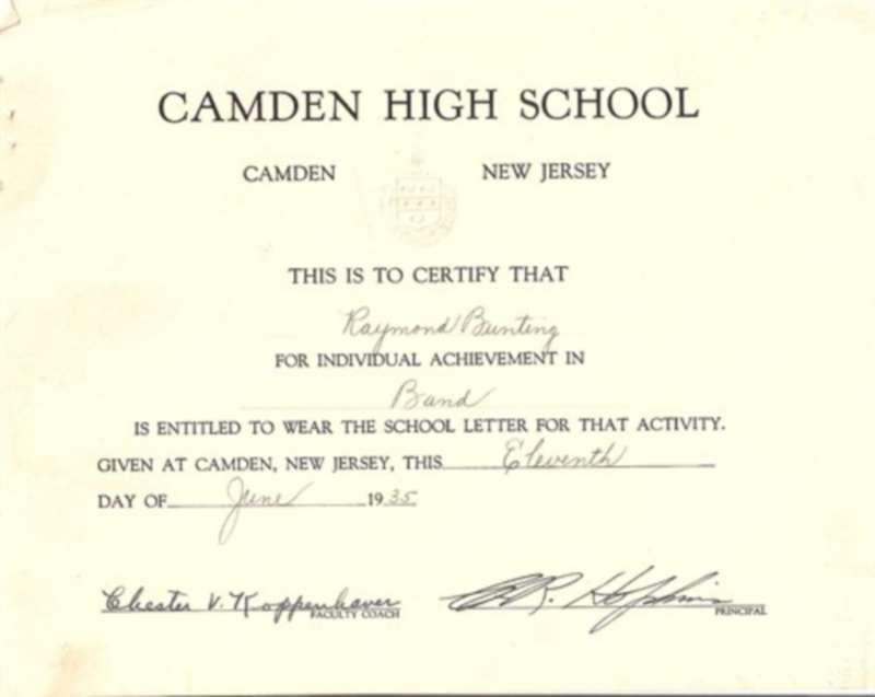 Camden High School, June 11, 1935