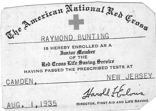 Raymond W. Bunting, August 1, 1935