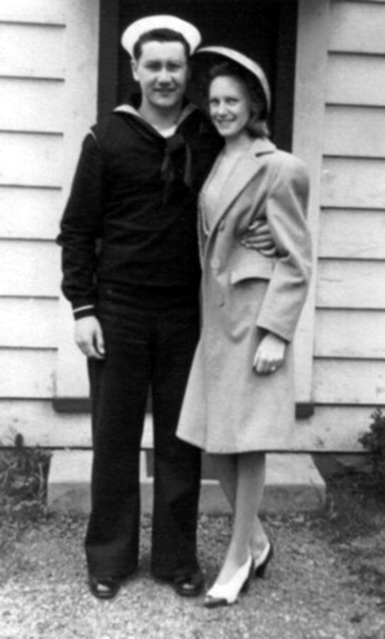 Raymond W. Bunting and Norma Jefferson at Bedford Springs, August 31, 1942