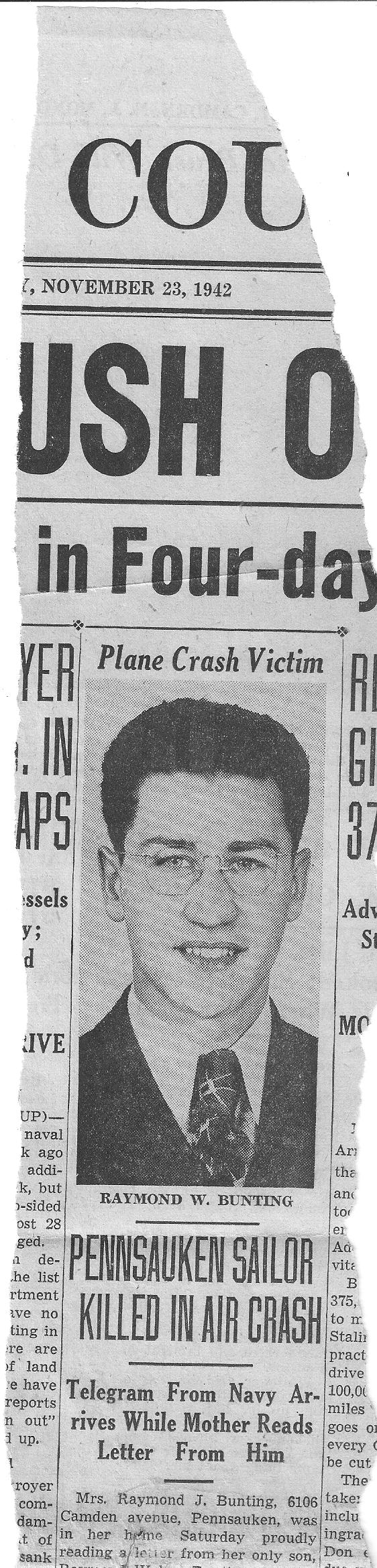 Camden Courier-Post, November 23, 1942
