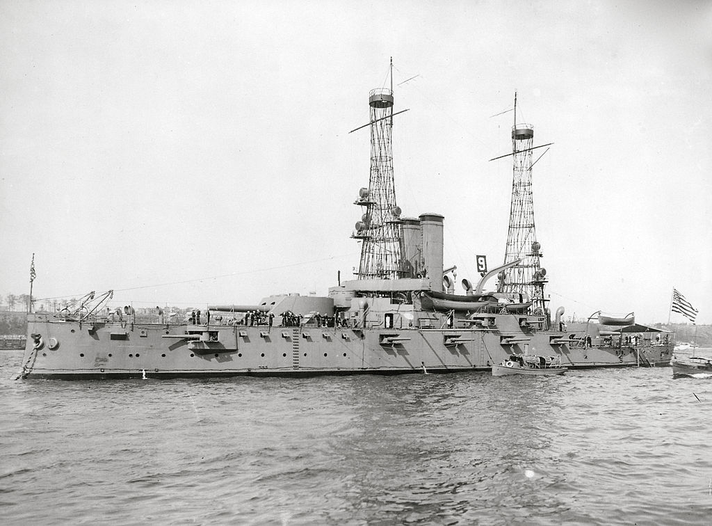 USS Alabama BB-8 in 1912