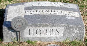 Family grave plot for the Hobbs family at New St. Mary's Cemetery, Bellmawr, New Jersey