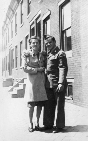 Sergeant Benjamin Kaplan on leave in Camden