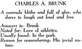 Camden High School yearbook page, 1939