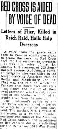 Red Cross Is Aided by Voice of Dead — Camden Courier-Post, March 17, 1944