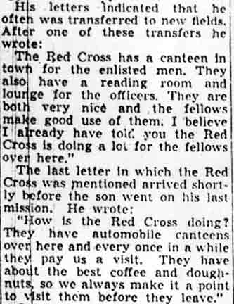 Red Cross letters — continuation