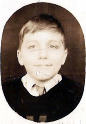Grammar school photograph of David Kelchner, Haddonfield, 1930s