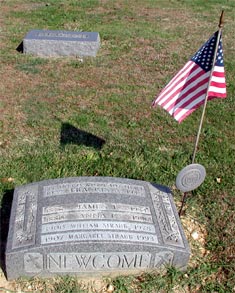 Newcome family grave plot
