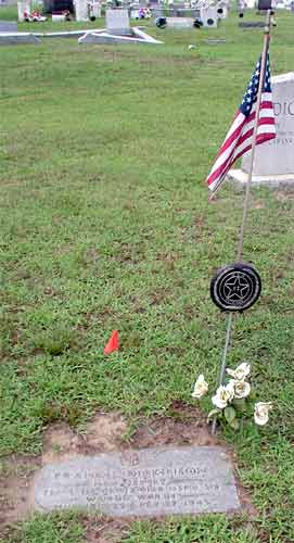 Grave of Frank L. Dickinson at Cedar Grove Cemetery, Gloucester City, New Jersey