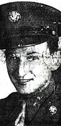 Private Frank Owsianka, 1563 Norris Street, World War II