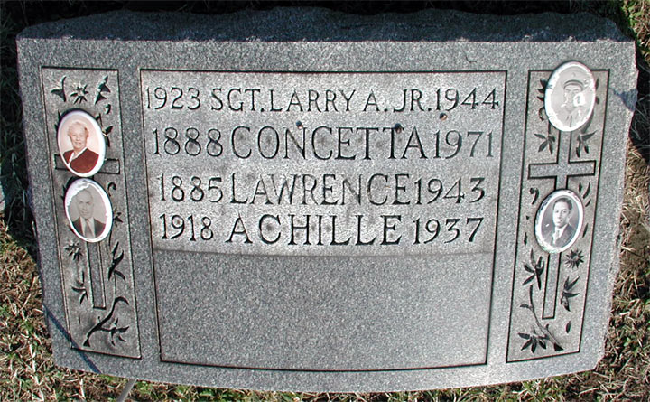Gravestone at New St. Mary's Cemetery, Bellmawr NJ