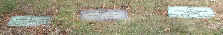 Family gravestones at Lakeview Memorial Park, Cinnaminson NJ