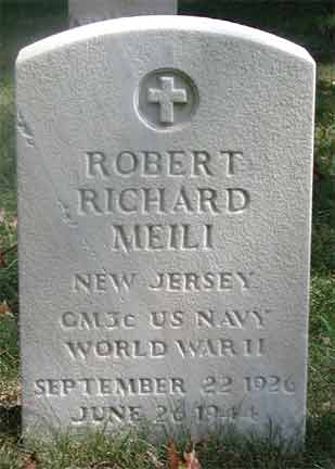Robert Richard Meili grave marker