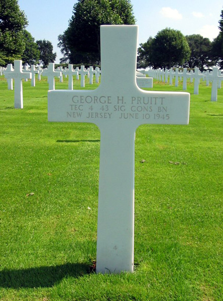 George H. Pruitt Gravestone