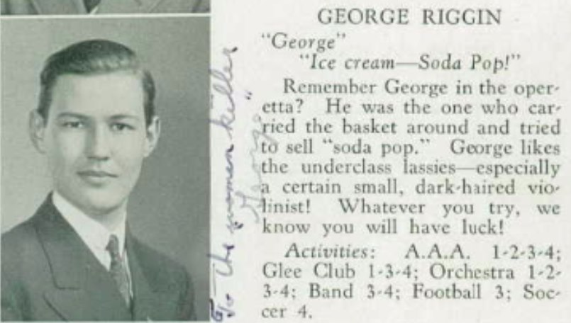 Audubon High School class photo 1937
